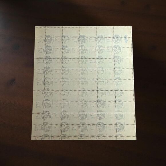 Vintage MNH 1969 Scott #1382 College Football 6 Cent Stamp Sheet of 50 Stamps - Picture 5 of 5